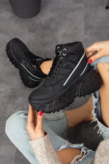 Modanizm Moreno Black Sports Boots