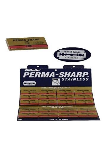 Permasharp Double Sided Leaf Razor Shaving Blade (100Pcs)