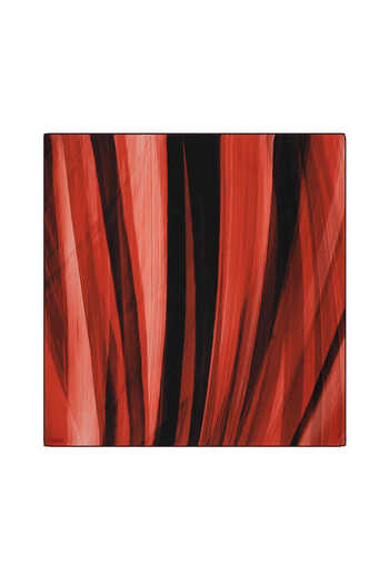 Bursa İpek Burgundy Breeze Pattern Twill Silk Scarf