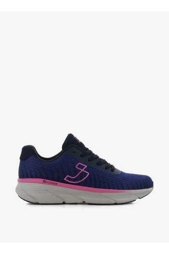 SJ Women's Panelled Lace-Up Low Ankle Sneakers
