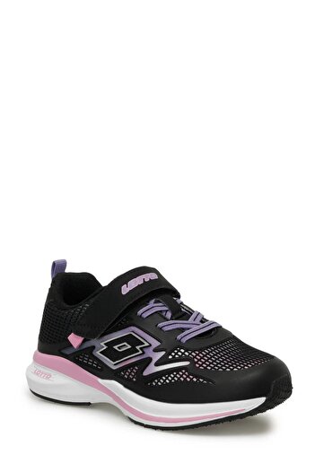 Lotto 101503120   Montese g Ps Black-Purple Girls' Sneakers