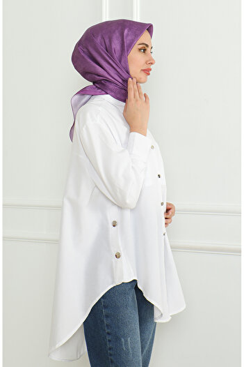 sefamerve Lilac Karaca Crystal Scarf 81053-14
