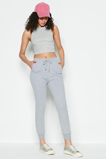 C&City Jogger Cuff Sports Φούτερ 735 Γκρι