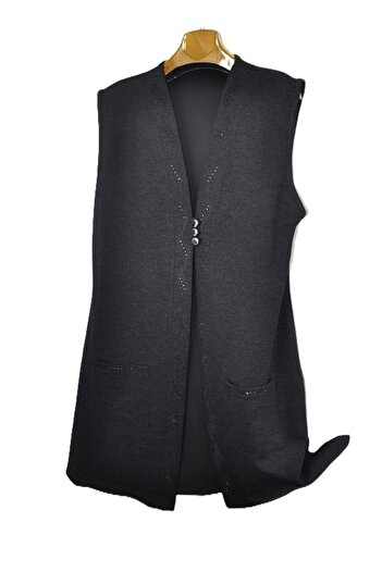 elma abone New Season Ecrin 3 Button Long Vest