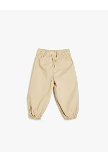 Koton Cotton Parachute Jogger Pants - Pocketed