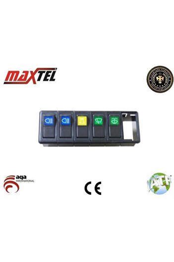 Genel Markalar KABİN DÜĞME PANEL UNIVERSAL TRAKTÖR 5 DÜĞMELİ