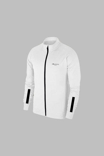 POSEIDON STORM Νέα σειρά Plus Size Ανδρικό Λευκό Προσαρμοσμένο Supra Βαμβακερό Ύφασμα Απλό Σετ Φόρμας 4XL-10XL