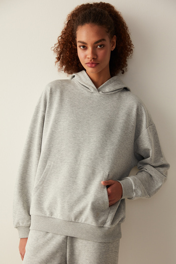 Penti Grimelange Hooded Oversize Sweatshirt with Pocket Detail