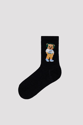 Penti Teddy Bear Patterned Socks