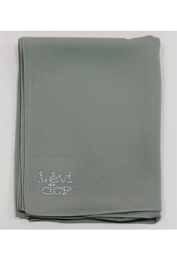 Levidor Medina Silk Shawl - Dark Gray