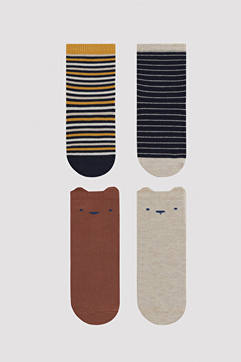 Penti Erkek Çocuk Cute Bears 4 lü Soket Çorap