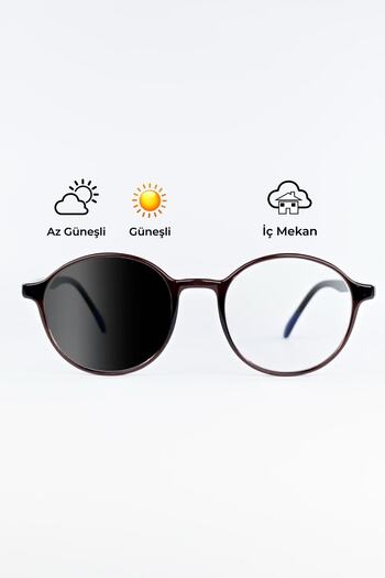 Focus On Eyewear Tokyo Photochromic Blue Light Glasses |   Single Glass Automatic Darkening