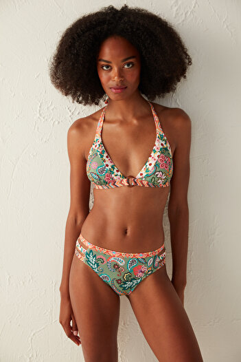 Penti Multicolored Bianca Triangle Bikini Top