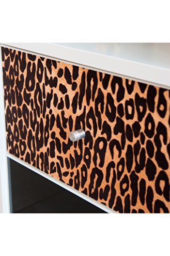 d-c-fix 303-0201 Kadife Leopar Desen Yapışkanlı Folyo (45CM X 1MT)