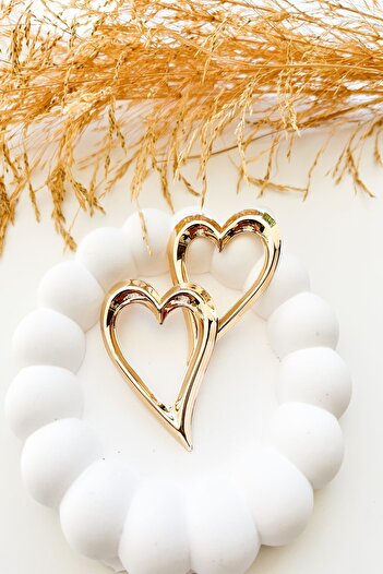 Pretty HEART MODEL EARRINGS
