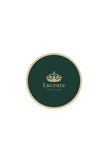 Lucente Jewellery Hediye Kutulu 3 Boyutlu Harf Kolye Isim Baş Harfli Gümüş Altın Kaplama E Harfi Kolyesi