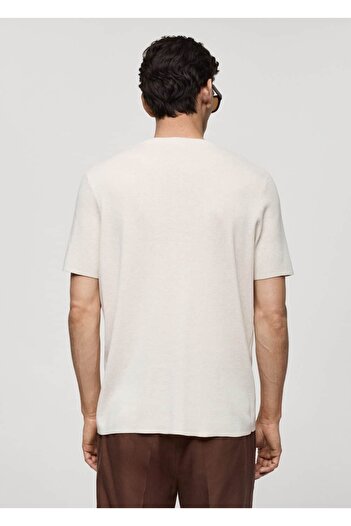 MANGO Man T-shirt από βαμβακερό ύφασμα