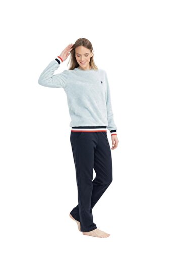 U.S. Polo Assn. BAZA. Polo Assn. 17079 Set de trening cu mânecă lungă Wellsoft Home Wear