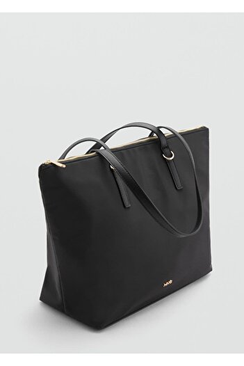 MANGO Woman Nylon Shopper Bag