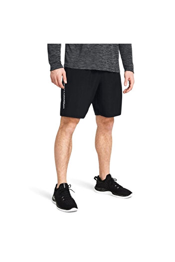 Under Armour Ανδρικό μαύρο σορτς προπόνησης Tech Woven Wordmark 1383356 -001