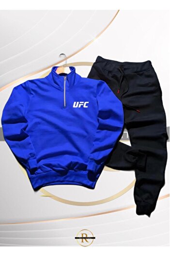 Risil-Nu Company Новий сезон бавовняний світшот з принтом UFC та штани для тренування з двома сильними елементами.
