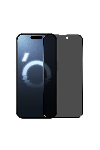 Fibaks Apple iPhone 16 Pro Compatible Ghost Screen Protector Full Covering Hidden Tempered Glass