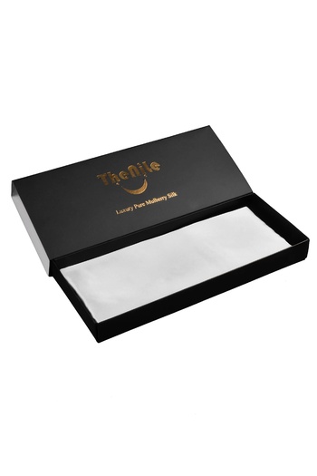 thenile Πιστοποιημένη 100% Pure Silk Μαξιλαροθήκη Ασημί Γκρι 50x70cm - Γυναικεία Μαλλιά Beauty Care Μεταξωτή θήκη