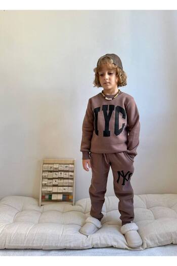 YİGİT BUTİK Printed Boy's Suit