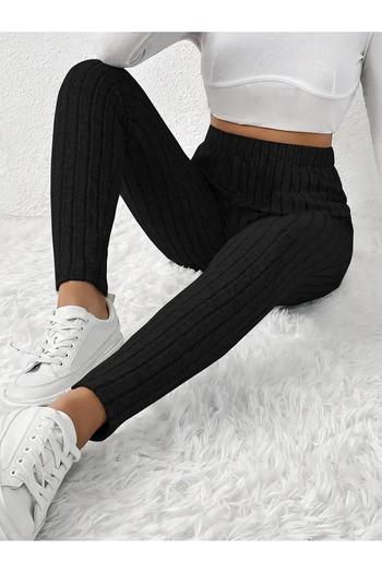 Fashion'S Women's Black Camisole Yumoş High Waist Lycra Bottom Leggings
