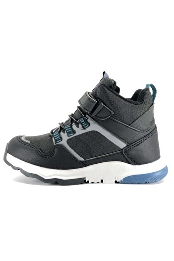 KOCAMANLAR Cool Trex Uzun Watherproof Outdoor Unisex Çocuk Bot Siyah-mavi