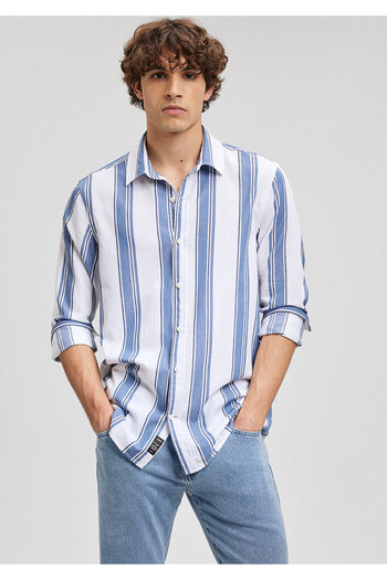 Mavi Cămașă cu dungi slim - Slim Fit 0210868 -70739