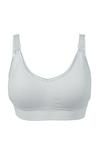 OKUS Okus - Original Full Cup Maternity & Nursing Bra - Light Grey - Medium