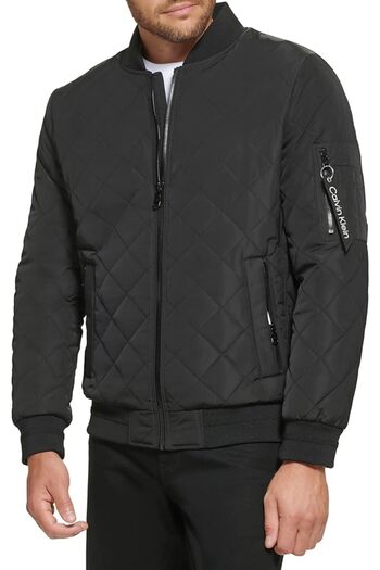 Calvin Klein Men's Coat Cm008986-blk