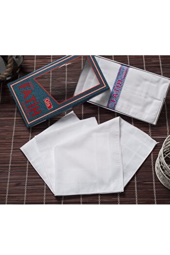 Hepsine Rakip Gözde Fatih Boxed 40x40 Cm 12 Pieces Cloth Tissues White
