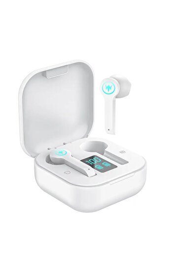 Moodix KI23K49 Bluetooth Earbuds White LCD Display