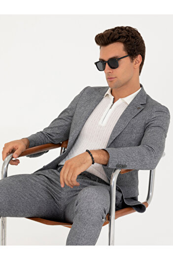 Cacharel Antrasit Ex. Slim Fit Ceket 50265260-VR006