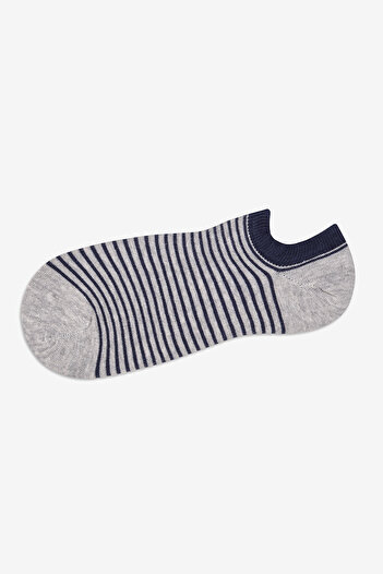 Penti Men's Dense Stripe Multicolor 3-Piece Sneaker Socks