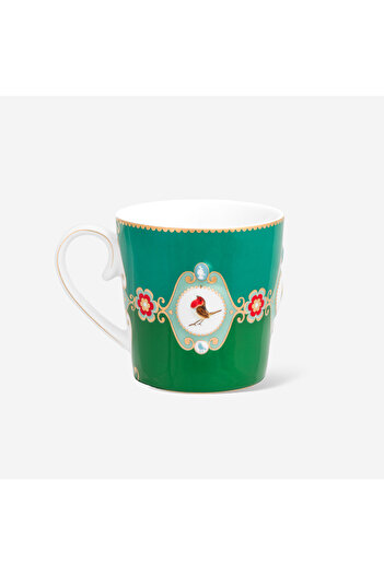 Pip Studio Love Birds Yeşil Porselen Kupa 250 Ml