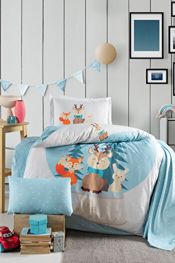 Kanz Ranforce Baby Bedding Set - Snowflake