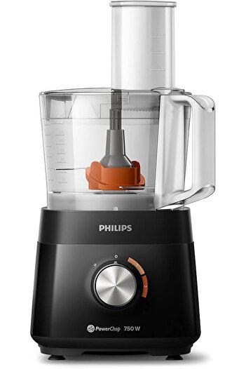 Philips معالج طعام سلسلة 5000 Hr7302/90، أسود ضمان الشركة المصنعة لمدة عامين