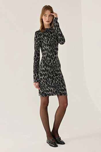 Hiccup Leopard Patterned Mini Dress
