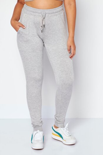 Felina Women Regular Fit Plain Sweatpants, Grey