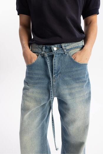 GIESTO Джинси Mavi Baggy Jean - Kemerli