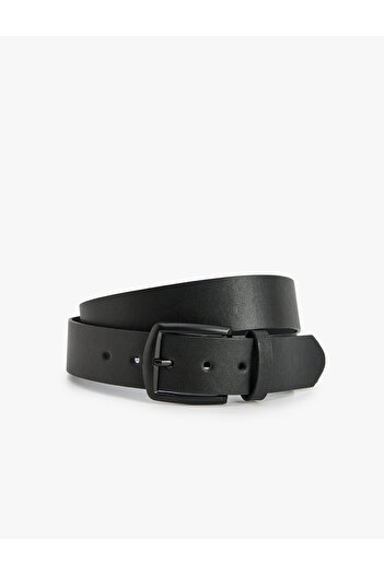 Koton Belt Faux Leather Buckle