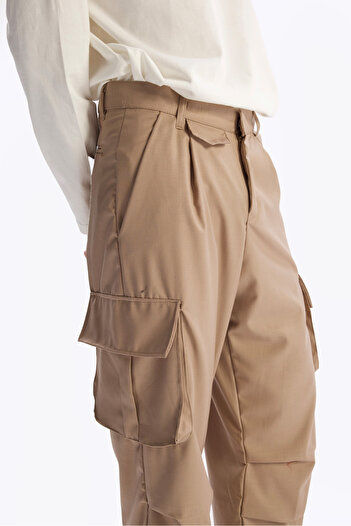 GIESTO Cargo Fabric Pants - Taban