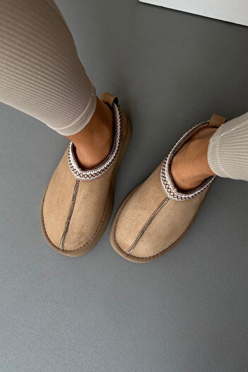 Mupa Shoes Sabo İçi Kürklü VİZON