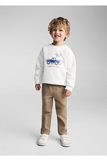 MANGO Baby Hanorac cu imprimeu pista