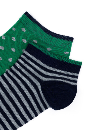 U.S. Polo Assn. Men's 2-Piece Booties Socks 50281707 -Vr086