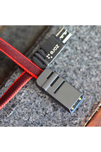 SAFA Red Mest Micro USB Cable 1M-Zore
