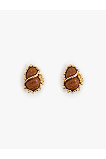 Koton Steel Mixed Abstract Earrings